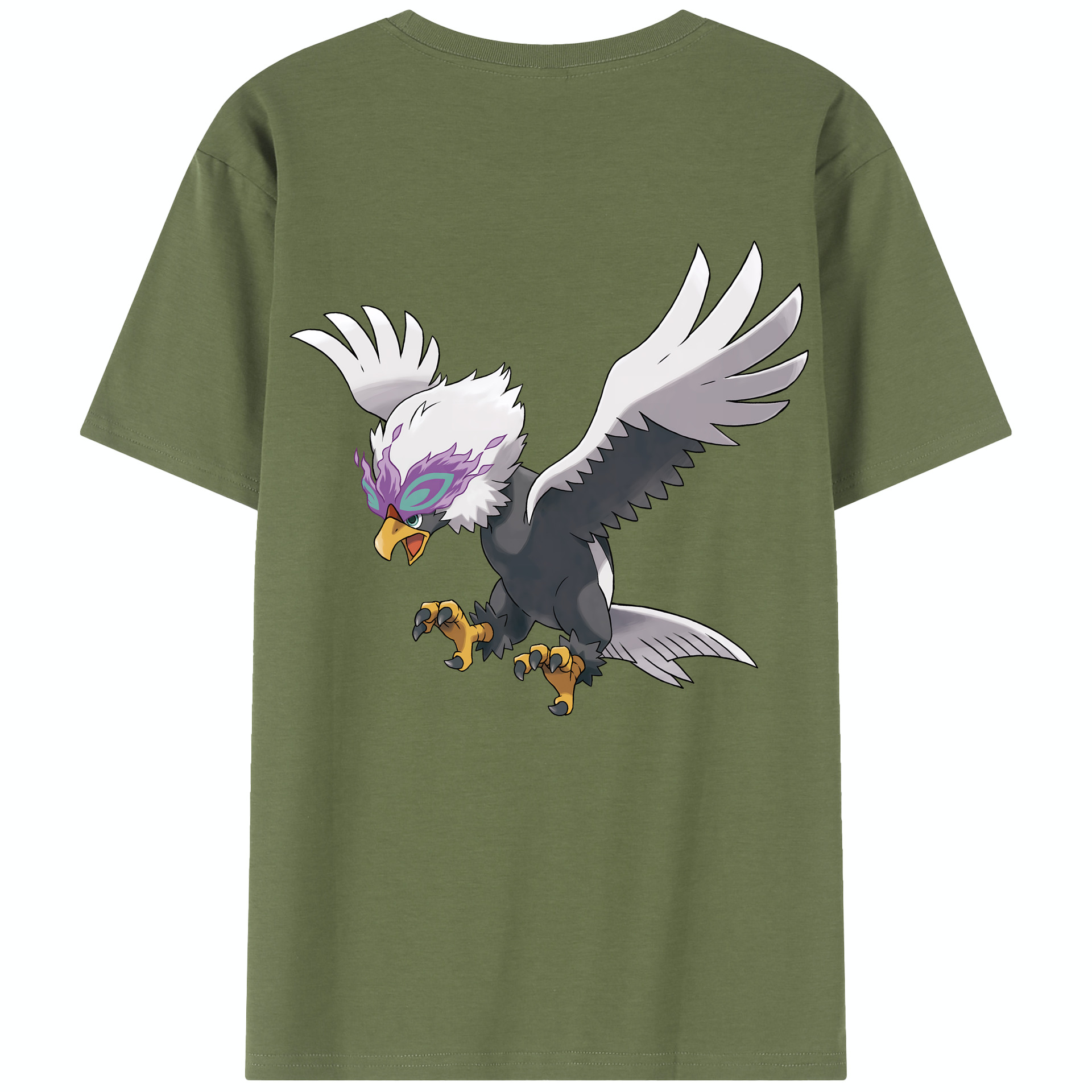 （画像用） ポケットモンスター Pokémon 綿100％半袖Tシャツ（背面プリント）